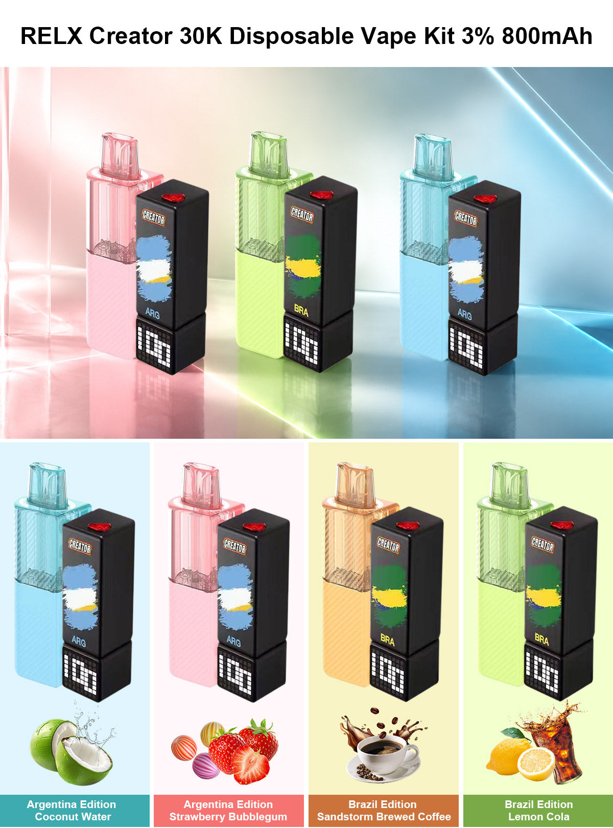 RELX Creator Pods 30000 Puffs Replacement Pod in Dubai UAE