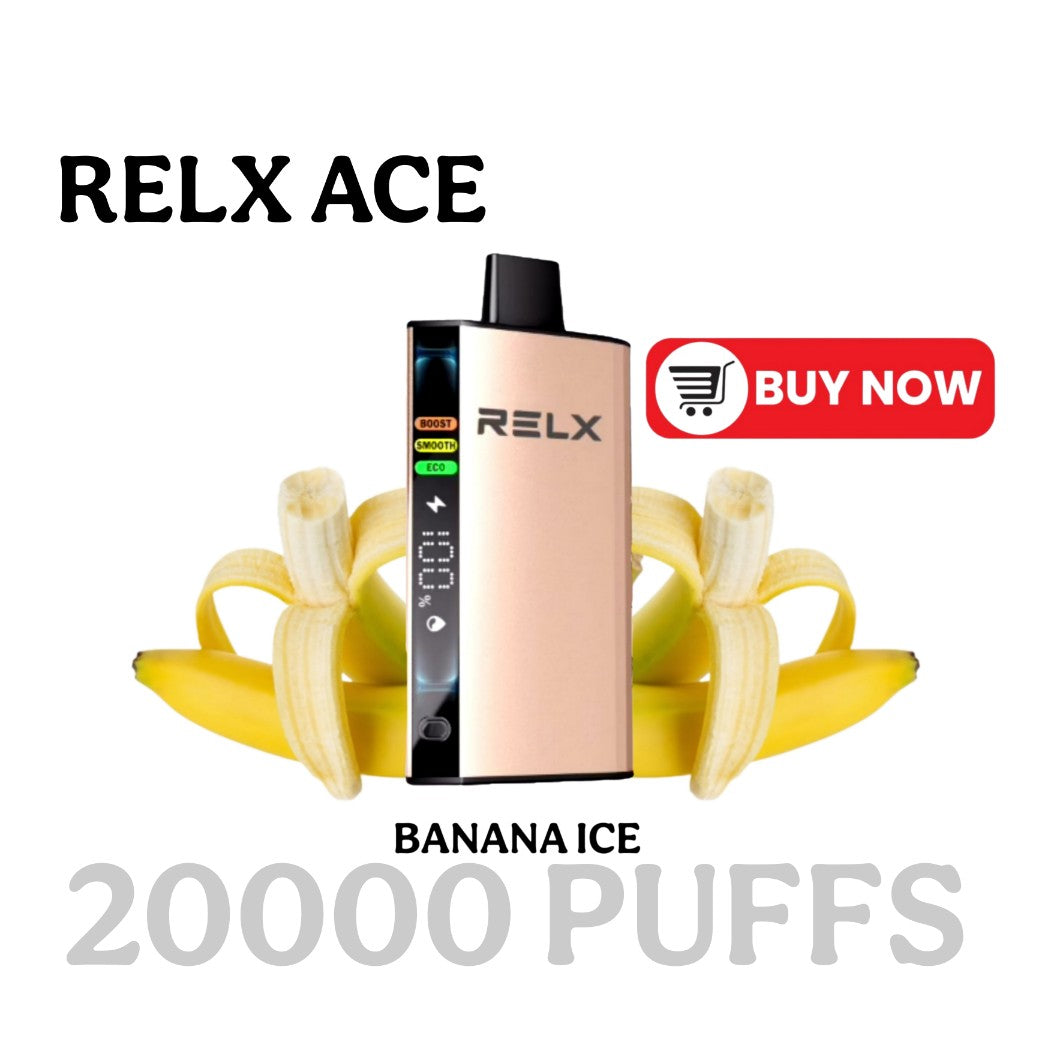 Relx Ace 20000 Puffs Banana Ice