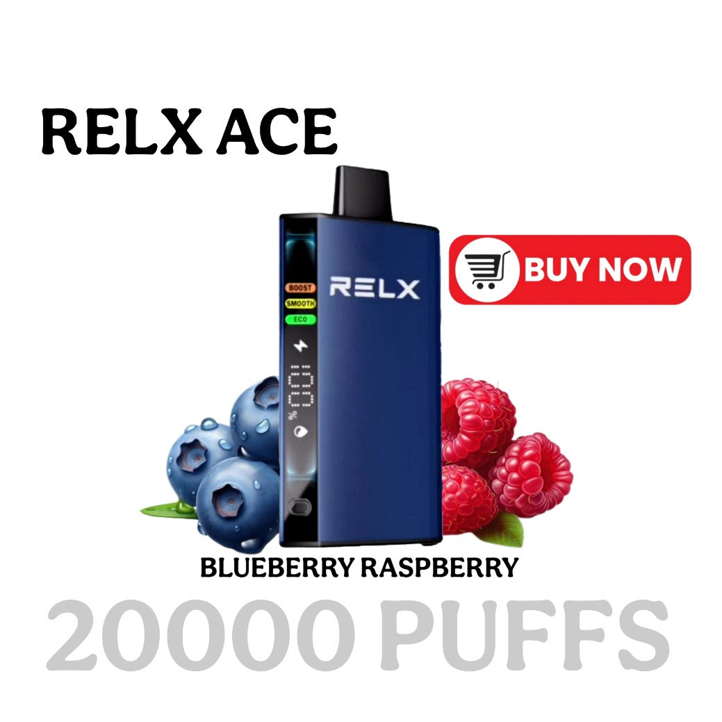 Relx Ace 20000 Puffs Blueberry Raspberry