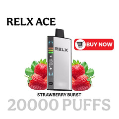 Relx Ace 20000 Puffs Strawberry Burst