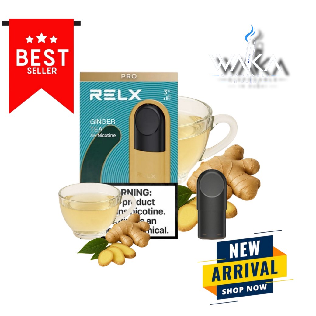 RELX Pod Pro 2 Ginger Tea 3% in Dubai UAE