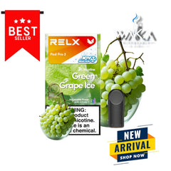 RELX Pod Pro 2 Green Grape Ice 3% in Dubai UAE
