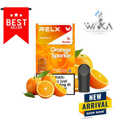 RELX Pod Pro 2 Orange Sparkle 3% in Dubai UAE