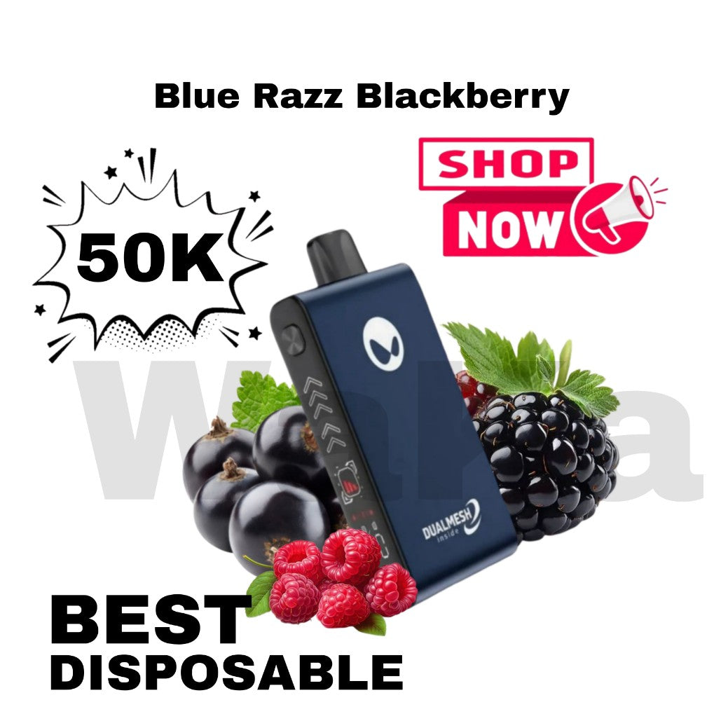 Waka Blade 50000 Puffs Blue Razz Blackberry
