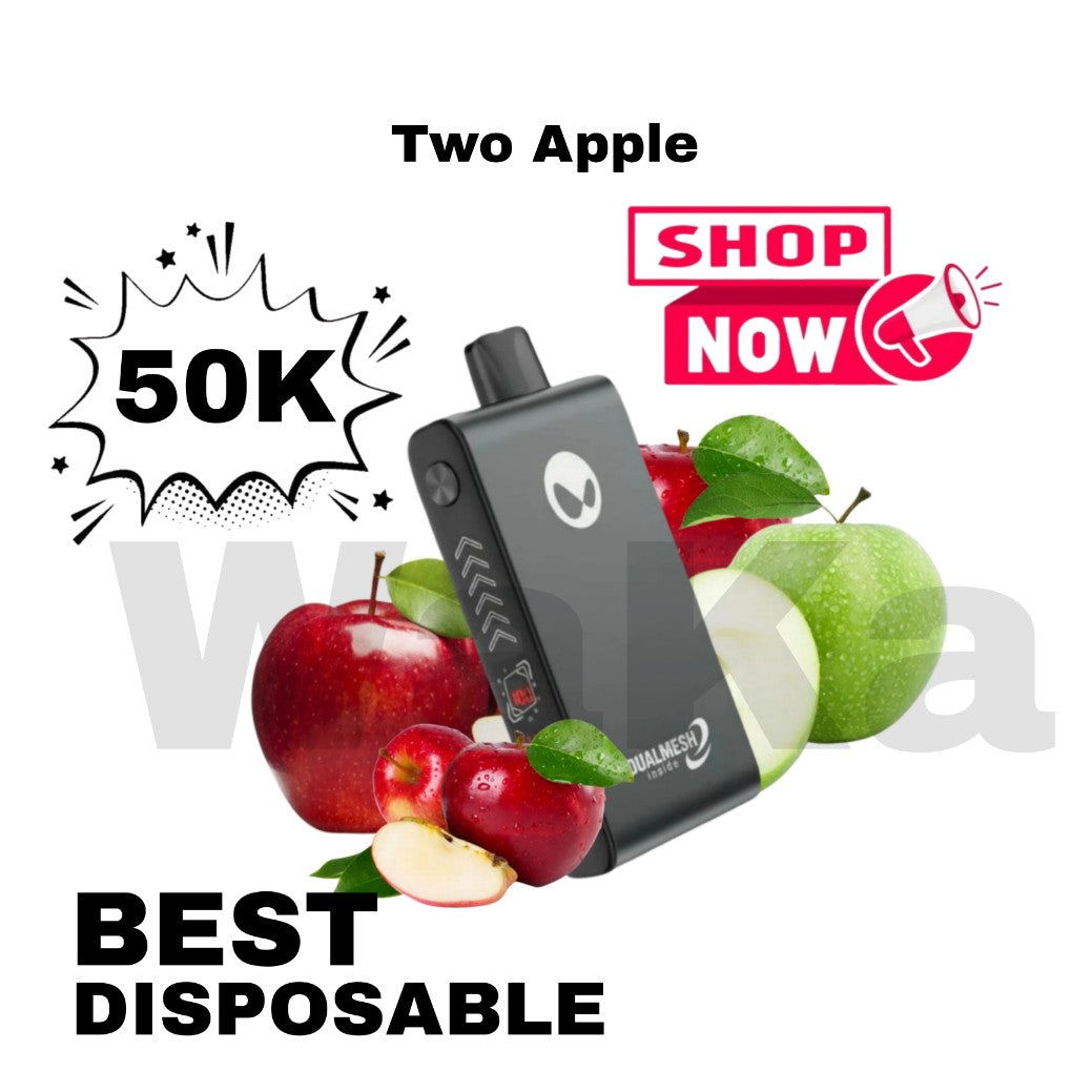 Waka Blade 50000 Puffs  Double Apple