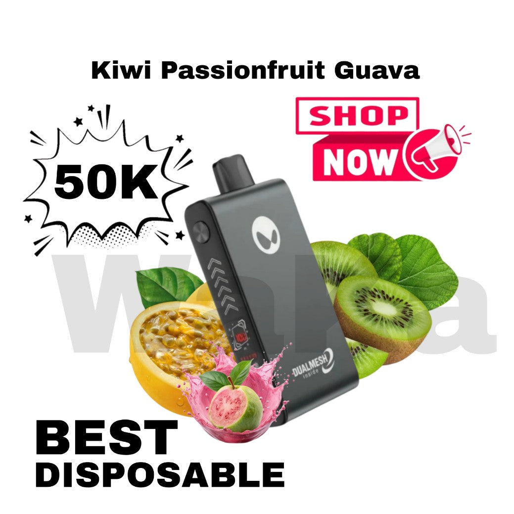 Waka Blade 50000 Puffs Kiwi Passion Fruit Guava