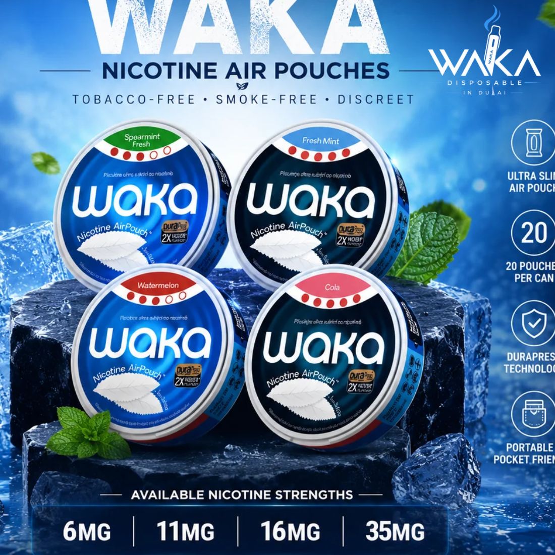 Waka Nicotine Air Pouches