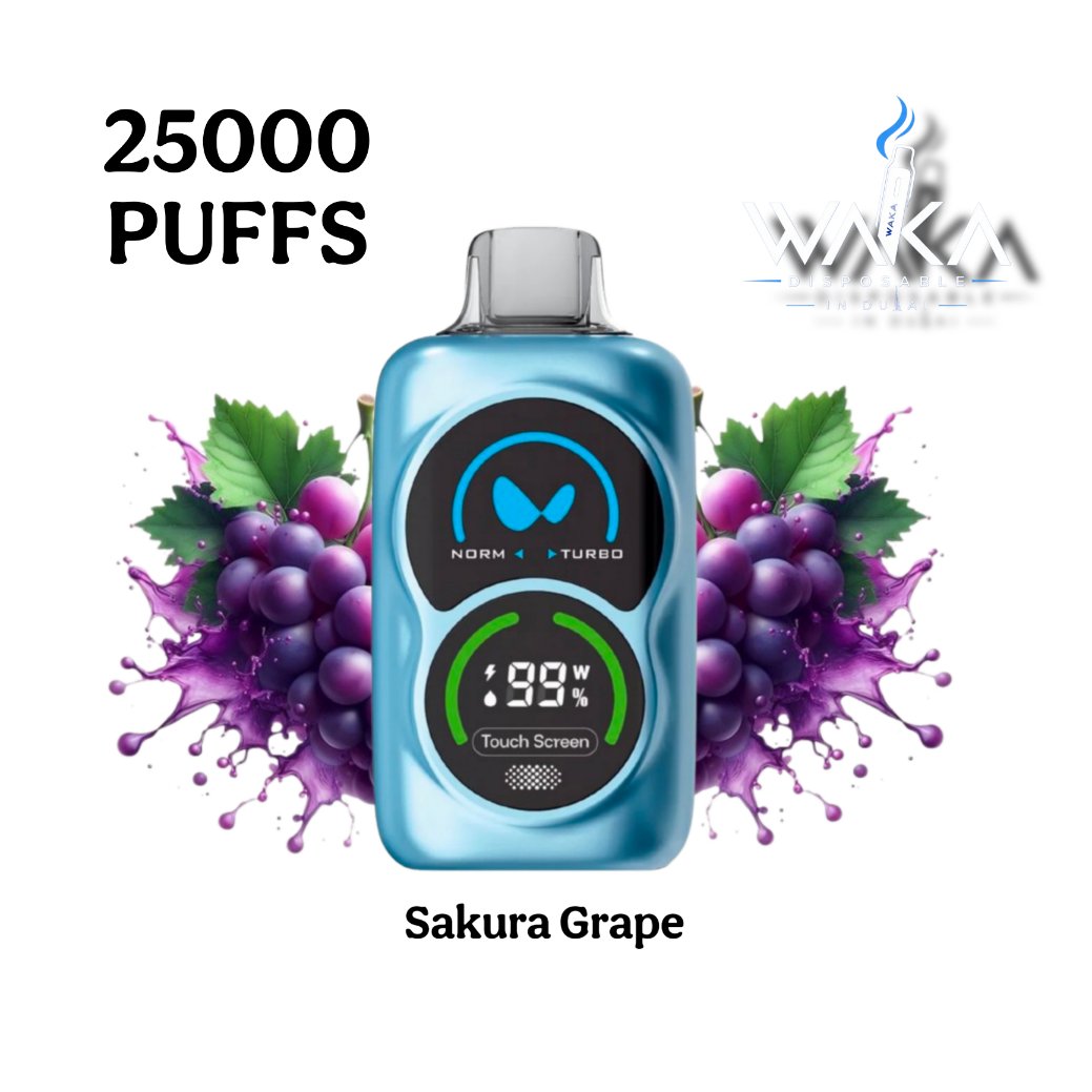 Waka PA25000 Puffs Sakura Grape